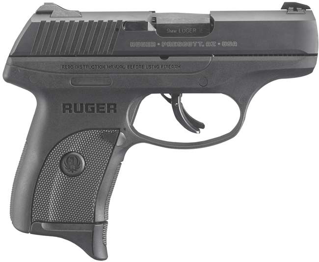 Ruger LC9S Pro Striker Fire Pistol 3248, 9mm, 3.1", Black Integral Grips, Blue Finish, 7 Rds