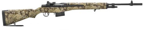 Springfield M1A Standard Rifle MA9113, 308 Win- 7.62 NATO, 22", Synthetic Higlander Camo Stk, Blued Metal Finish, 10 Rd