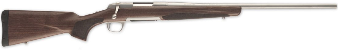 Browning X-Bolt Stainless Hunter Rifle 035233226, 30-06 Springfield, 22", Walnut Stock, Stainless Finish, 4 Rd