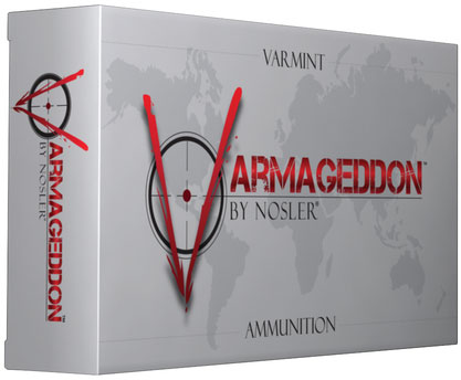 Nosler Varmint Rifle Ammunition 40272, 308 Winchester/7.62 NATO, Flat Base Tip, 110 GR, 3150 fps, 20 Rd/Bx