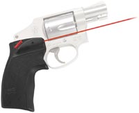 Crimson Trace Defender AccuGrip Red Laser Sight DS124, Fits S&W J-Frame/ Taurus 85