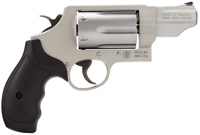 Smith & Wesson Governor Revolver 160410, 410/45 Colt/ 45 ACP, 2.75 in, Synthetic Grip, Silver Finish, 6 Rd