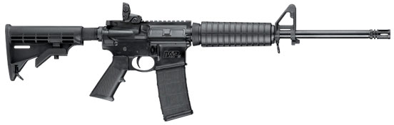Smith & Wesson MP 15 Sport II Rifle 10202, 5.56 NATO (223 Remington), 16 in, Collapsible Stock, Black Finish, 30 Rd