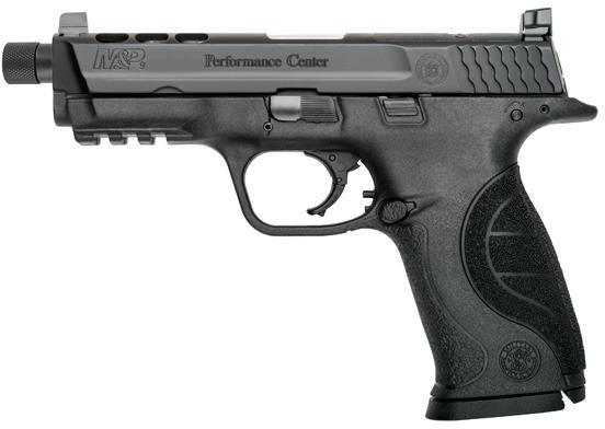 Smith & Wesson M&P 9 Performance Pistol 10267, 9mm, 4.25" Ported, Interchangeable Palmswell Grips, Black Finish, 17 Rd