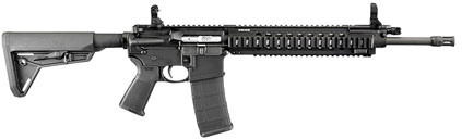 Ruger SR556 Take Down M4 Semi-Auto AR-15 Rifle 5901, 223 Rem./5.56 Nato, 16 in, Collapsible Stock, Black Finish
