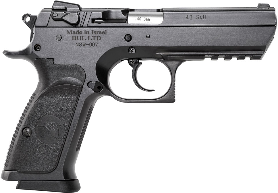 Magnum Research Baby Eagle III Semi-Auto Pistol BE94133R, 40 S&W, 4.4 in Standard, Black Nylon Grip, Black Finish, 13 Rd