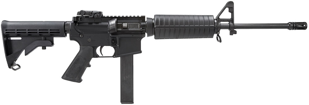 Colt Carbine Rifle AR6951, 9mm, 16.1 in, 4 Position Stock, Black Anodized Finish, 32 Rd