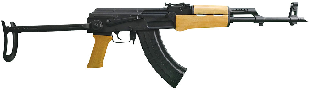 Century Arms AK63D Folding Semi-Auto Rifle RI2182X, 7.62x39mm, 16.25", Under-Folding Stock, Black Finish, 30 Rd