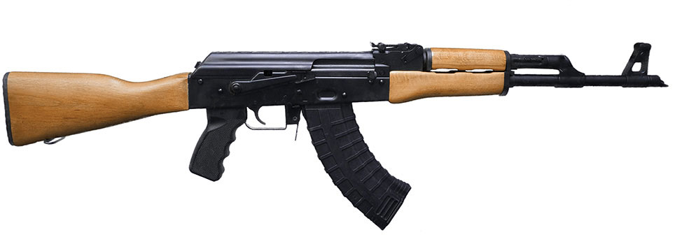 Century Arms RAS47 AK-47 Rifle RI2403-N, 7.62 mm X 39mm, 16.5 in, Wood Stock, Black Finish, 30 Rd