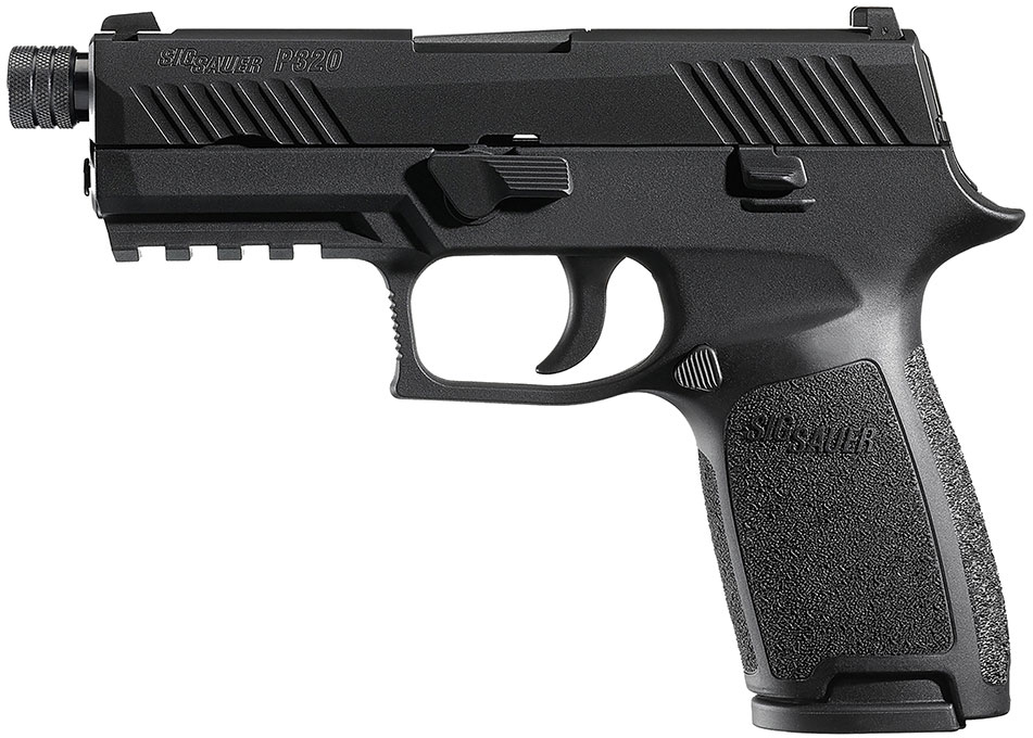Sig P320 Carry Pistol 320CA9BSSTB, 9mm, 3.9" Threaded, Polymer Grip, Black Nitron Finish, SLITE Sights, 17 Rd