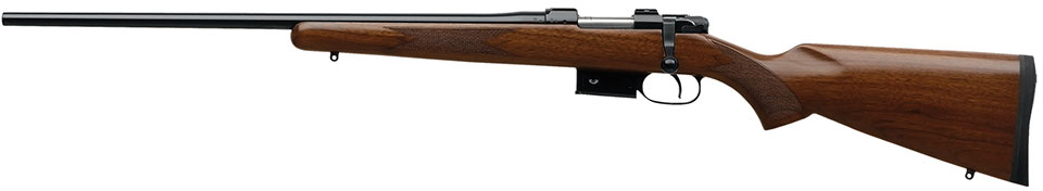 CZ 527 American Bolt Action LH Rifle 03092, 223 Remington, 21.9 in, Walnut Stock, Blued Finish, 3 Rds