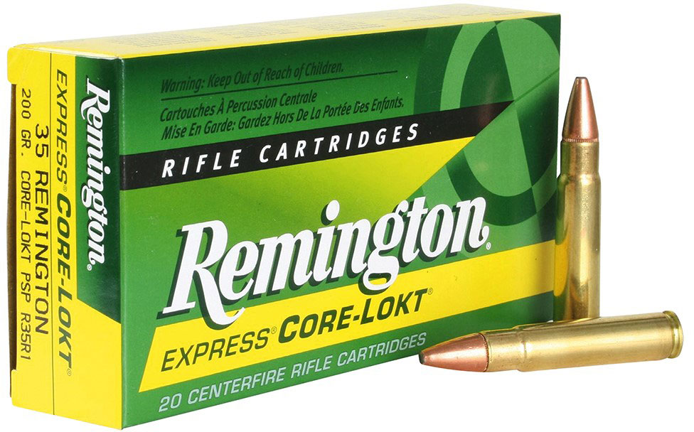 Remington Rifle Ammuntion R35R2, 35 Remington, Core-Lokt Soft Point (SP), 200 GR, 2080 fps, 20 Rd/bx