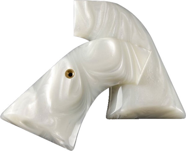 Hogue 79070 White Pearl Cowboy Grips For Ruger BlackHawk/Vaquero/Single Six