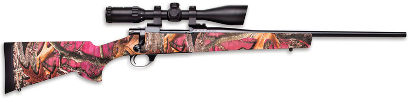 Howa Foxy Woods Youth Rifle Package HGR26707FWC, 7mm-08 Remington, 20", Hogue Overmolded Foxy Woods Stock, Blued Finish