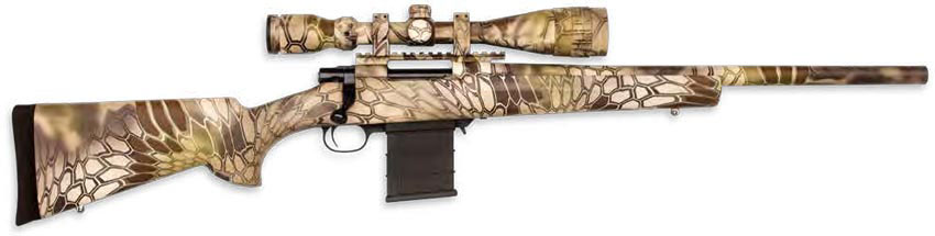 Howa Kryptek Full Dip Rifle Package HKF90227KHF, 223 Remington, 20", Kryptek Highlander Stock, Kryptek Highlander Finish