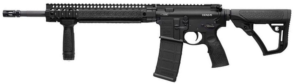 Daniel Defense DDM4 V5S Rifle 0212302049047, 223 Remington/5.56 NATO, 14.5", Black Stock, Black Finish, 30 Rds