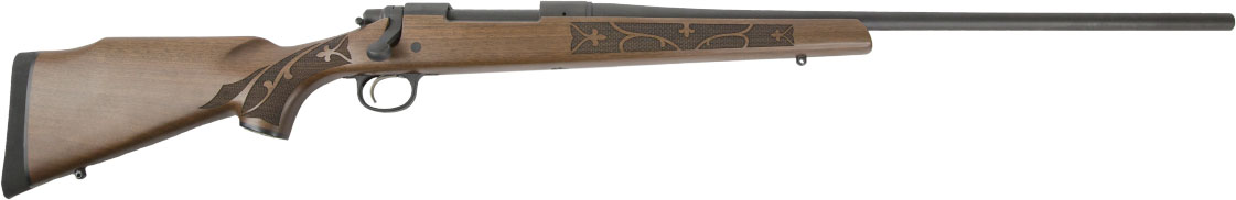 Remington 700 ADL 200 Year Commemorative Rifle 84670, 243 Winchester, 24", American Walnut Stock, Black Finish, 4 Rds