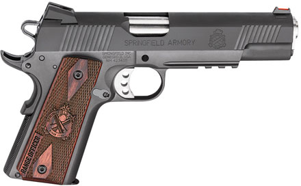 Springfield Range Officer Operator Pistol PI9130LP, 9mm, 5 in, Cocobolo Wood Grip, Parkerized Finish, 7 Rd