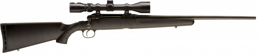 Savage Axis XP Rifle w/Bushnell Scope 22673, 6.5 Creedmoor, 22", Black Synthetic Stock, Black Finish, 3 Rds
