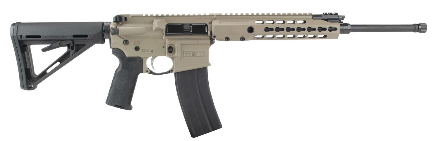 Barrett REC7 Gen II Semi-Auto Rifle 14959, 223 Remington/5.56 NATO, 16", Magpul MOE Black Stock, Flat Dark Earth Finish, 30 Rds