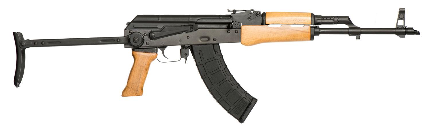 Century Arms AK63DS Semi-Auto Rifle RI2397X, 7.62x39mm, 16.2", Underfold Steel Black Stock, Black Finish, 30 Rds