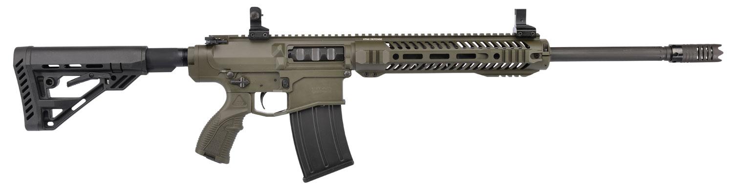 UTA S XTR-12 Semi-Automatic Shotgun XTR12OD1, 12 Gauge, 3" Chmbr, OD Green Cerakote Finish