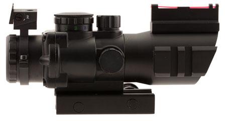 Aim Sports Recon Rifle Scope JTCFO432G, 4x, 32mm Obj, 30mm Tube, Black Matte, Illuminated Arrow Reticle