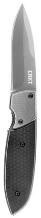 Columbia River Fulcrum Spear Point Folding Knife w/Plain Edge & Glass Reinforced Nylon Handle (7430)