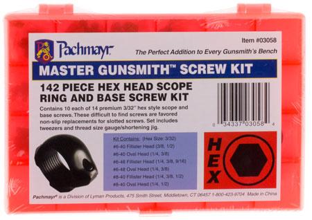Lyman 03058 Master Gunsmith Hex Head Ring and Base Screw Kit