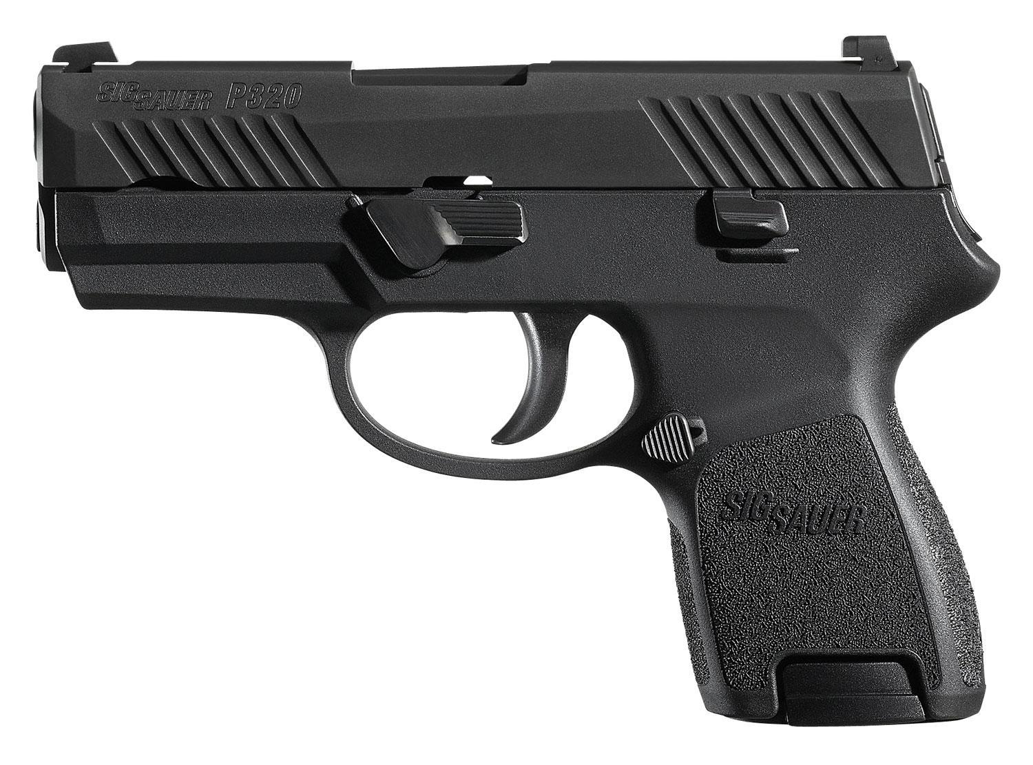 Sig P320 Subcompact Pistol 320SC40BSS, 40 S&W, 3.6", Black Polymer Grips, Black Finish, 10 Rds