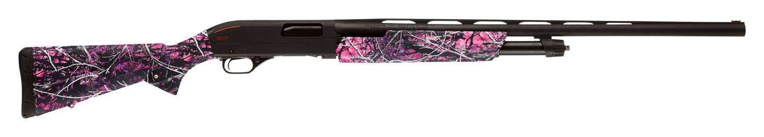 Winchester SXP Pump Shotgun 512325391, 12 Gauge, 26", 3" Chmbr, Muddy Girl Synthetic Stock, Black Aluminum Alloy Finish