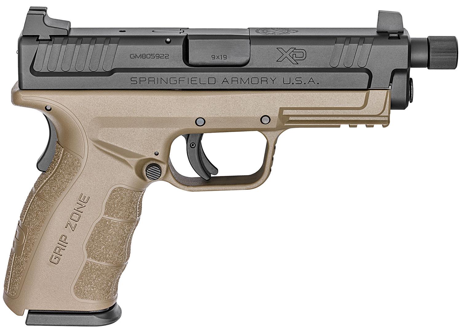 Springfield XD Mod 2 Pistol XDGT9101FDEH, 9mm, 4.8", Flat Dark Earth Polymer Grips, Flat Dark Earth Finish, 16 Rds