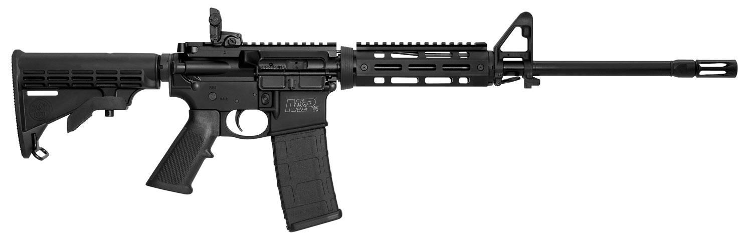Smith & Wesson M&P 15X Carbine Semi-Auto Rifle 11535, 223 Remington/5.56 NATO, 16", 6-Position Black Stock, Black Hard Coat Anodized Finish, 30 Rd