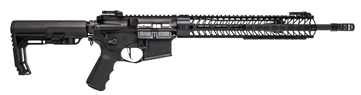 Spike's Pipe Hitter Tactical Semi-Auto Rifle PHUR5435M3R, 223 Remington-5.56 NATO, 16", Black Synthetic Stock, Black Finish