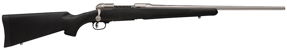 Savage 16 Lightweight Hunter Rifle 22502, 7mm-08 Remington, 20", Black Synthetic Stock, Stainless Steel Finish