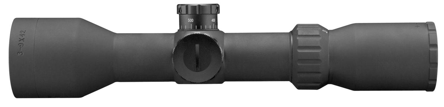 Aim Sports XPF Rifle Scope JXPFEM3942G, 3-9x, 42mm Obj, 30mm Tube, Black, Mil-Dot Reticle