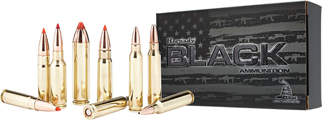 Hornady Black Rifle Ammunition 81263, 5.56mm NATO, Full Metal Jacket (FMJ), 62 GR, 3060 fps, 20 Rd/Bx