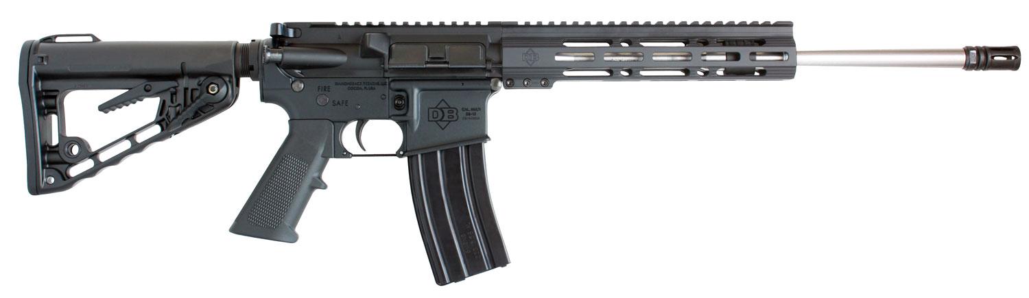 Diamondback DB15  Semi-Auto Rifle DB15CMLB, 223 Remington/5.56 NATO, 16", ATI Strikeforce/Collapsible Black Stock, M-Loc Rail, Black Hard Coat Anodized Finish, 30 Rds