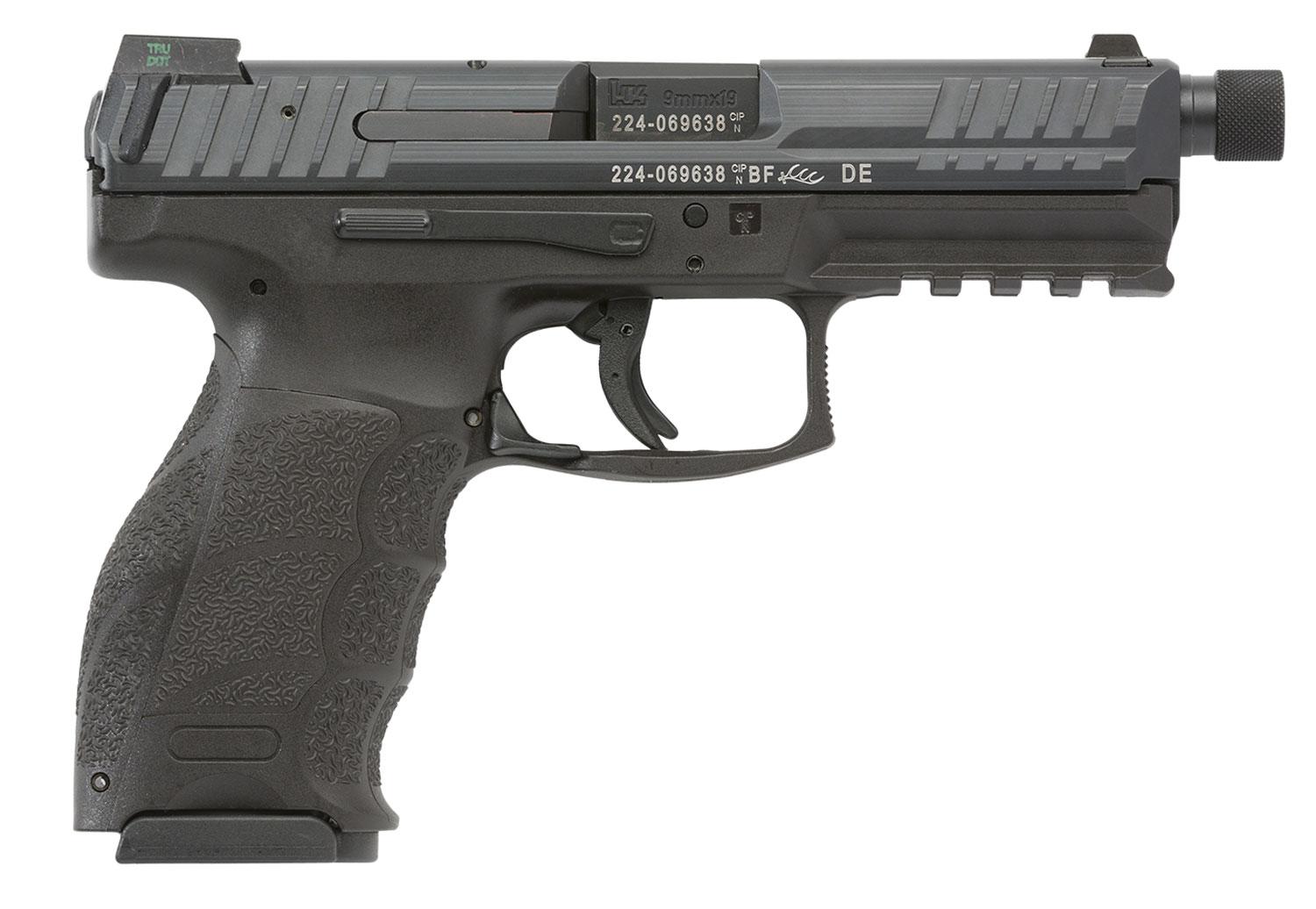 Heckler & Koch VP9 Pistol 700009TLELA5, 9mm, 4.7", Black Interchangeable Backstrap Grips, Black Finish, 10 Rds
