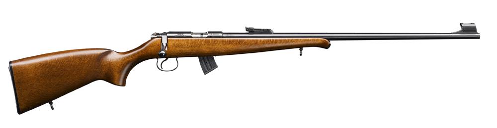 CZ-USA 455 Ultramatch Rifle 02118, 22 LR, 25", Beechwood Stock, Blued Finish, 10 Rds