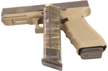 ETS Glock 17/18/19/26/34 9mm 10 Rounds Clear Replacement Magazine (GLK1710)