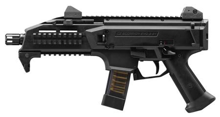 CZ-USA Scorpion Evo 3 Pistol 01351, 9mm, 7.7", Black Polymer Grips, Black Finish, 10 Rds