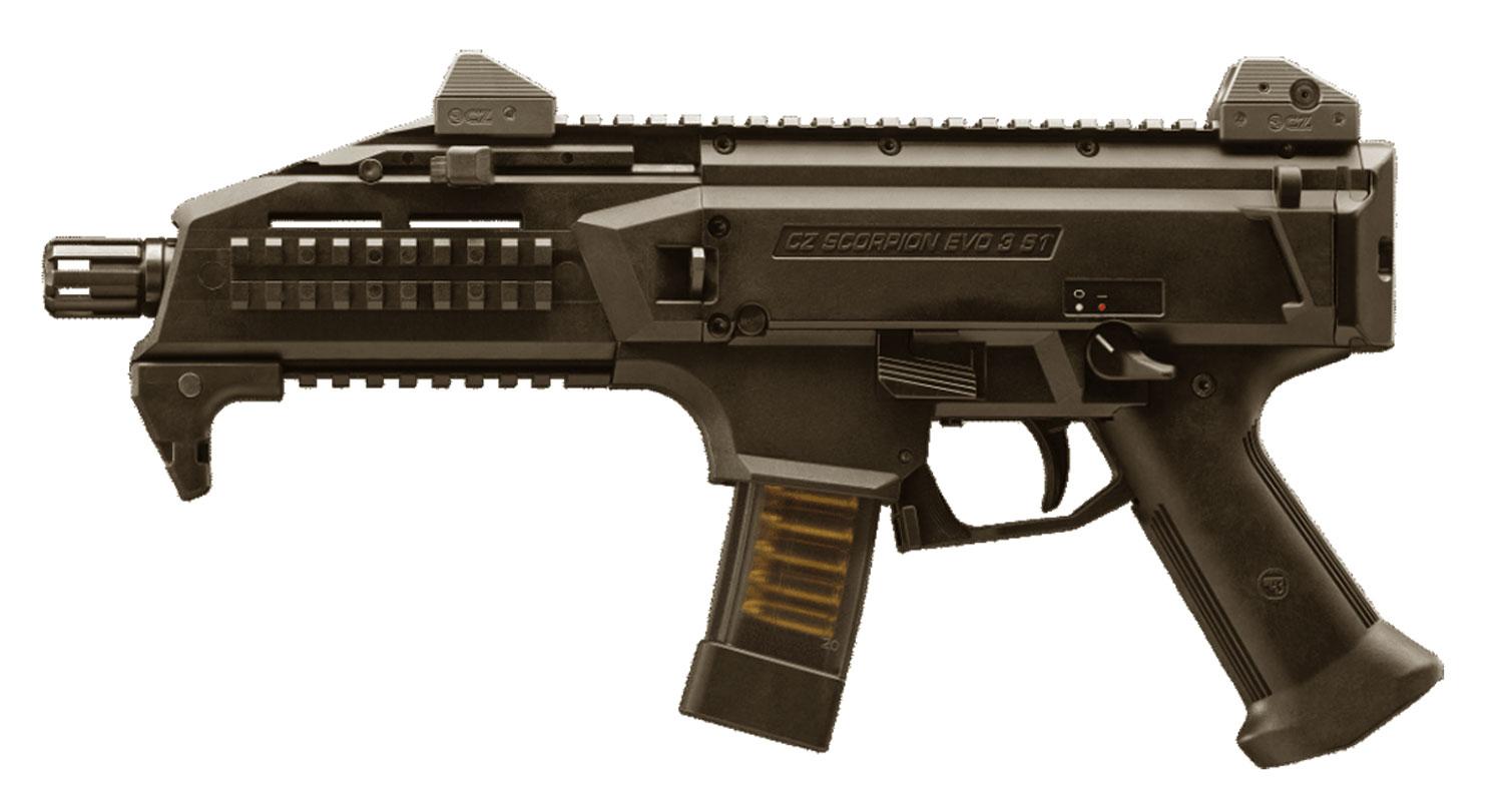 CZ-USA Scorpion Evo 3 Pistol 01352, 9mm, 7.7", Flat Dark Earth Polymer Grips, Flat Dark Earth Finish, 10 Rds
