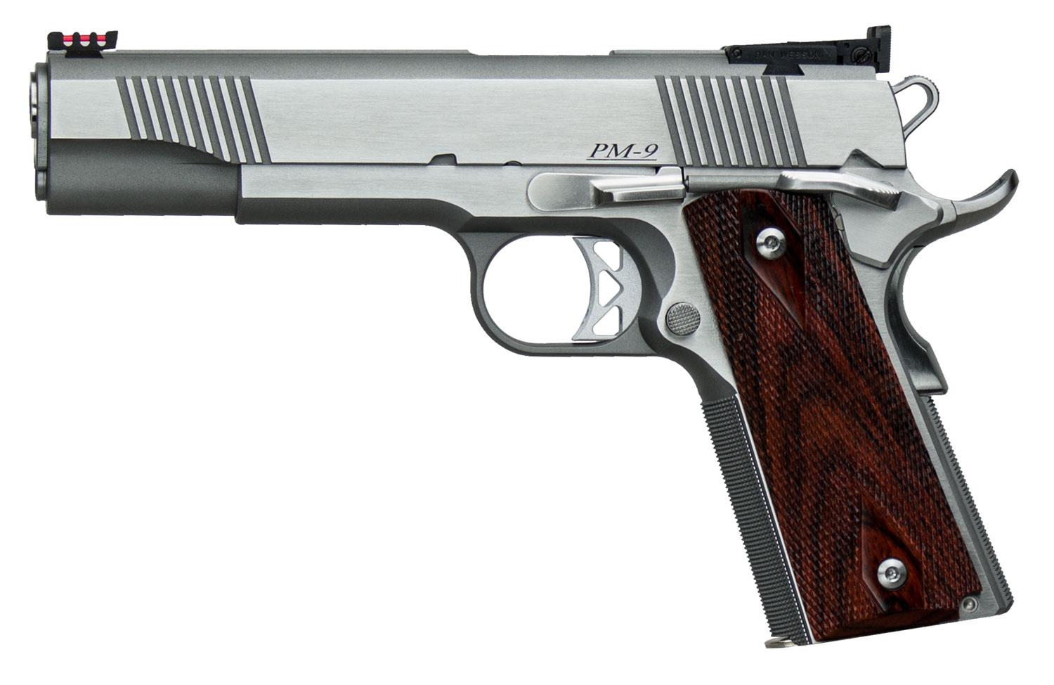 CZ-USA Dan Wesson 1911 Pointman Pistol 01860, 38 Super, 5", Cocobolo Grips, Stainless Finish, 9 Rds