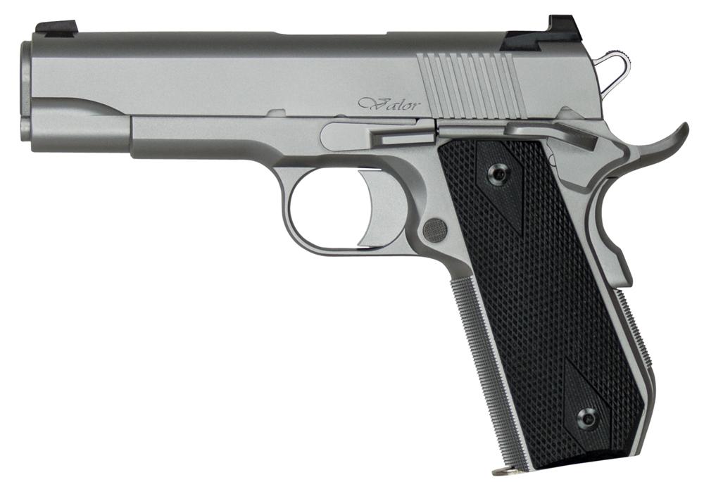 CZ-USA Dan Wesson 1911 V-Bob Pistol 01870, 9mm, 4.25", Black Double Diamond G10 Grips, Stainless Finish, 9 Rds