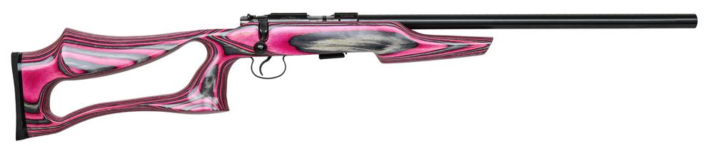 CZ 455 Varmint Evolution Bolt Action Rifle 02247, 17 HMR, 20.5", Laminate Pink Stock, Black Finish, 5 Rds