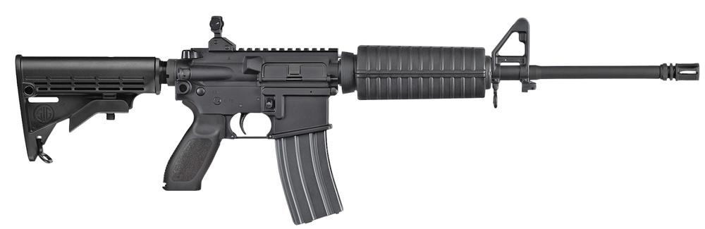 Sig M400 B5 Semi-Auto Rifle RM40016BC10, 223 Remington/5.56 NATO, 16", 6-Position Black Stock, Black Finish, 10 Rds