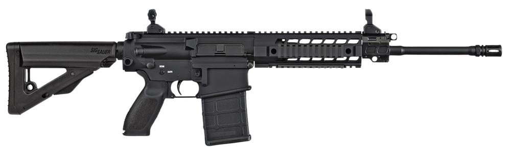 Sig P716 Patrol Semi-Auto Rifle R71616B910SC, 308 Winchester, 16", Fixed Black Stock, Black Finish, 10 Rds