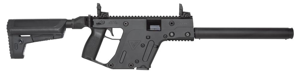 Kriss Vector CRB Gen-II Semi-Auto Rifle KV90CBL20, 9mm, 16", 6-Position Black Stock, Black Finish, 17 Rds