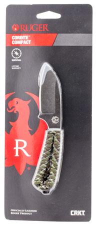 Columbia River Cordite Drop Point Survival Knife w/Plain Edge & Paracord Wrap Handle (R1301KC)